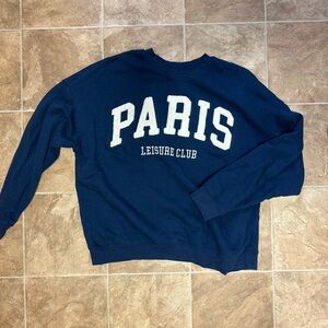 Grayson Threads Navy Blue Crew Neck Sweater